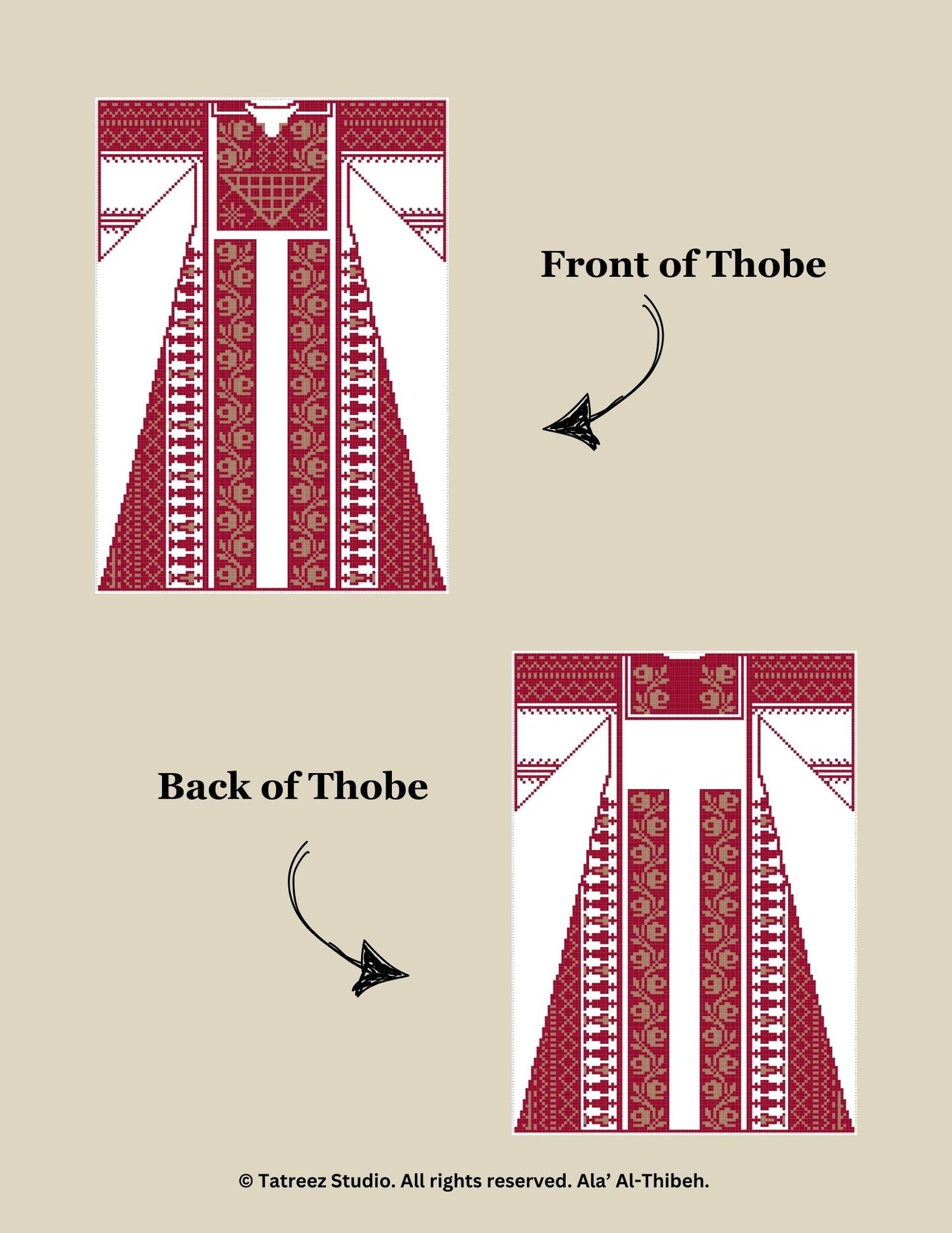 Jaffa Thobe Pattern
