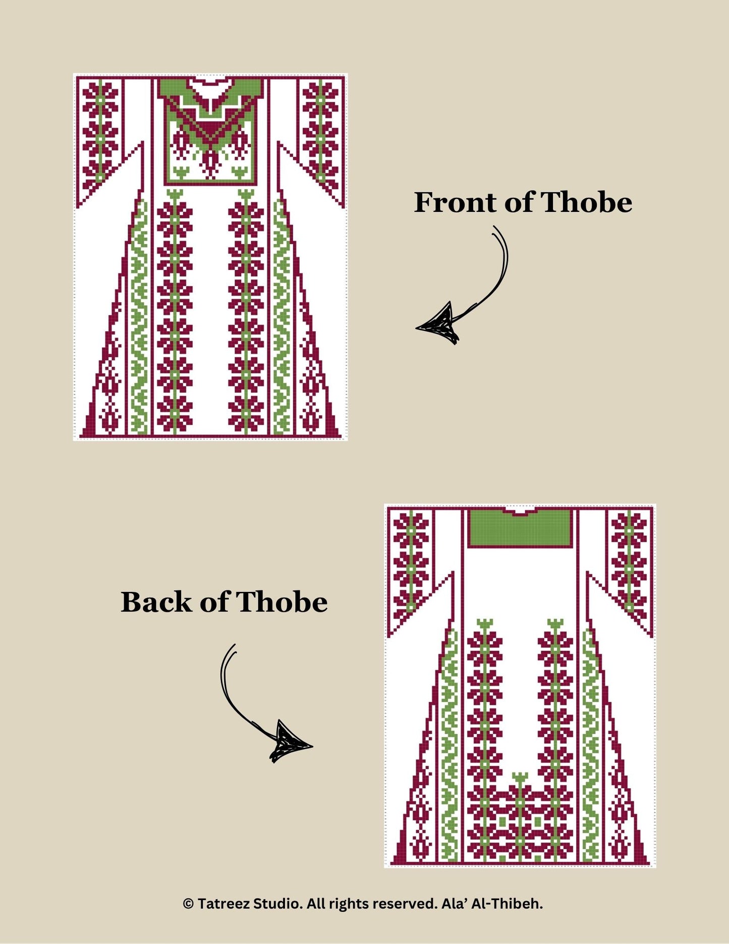 Flower Garden Thobe